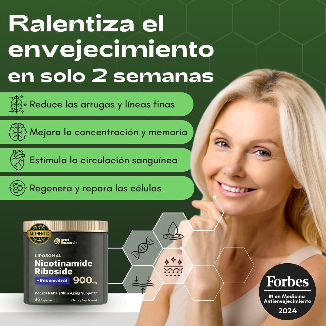 Restaura tu energía, rejuvenece tus células y potencia tu mente con NAD+, vive más y mejor
