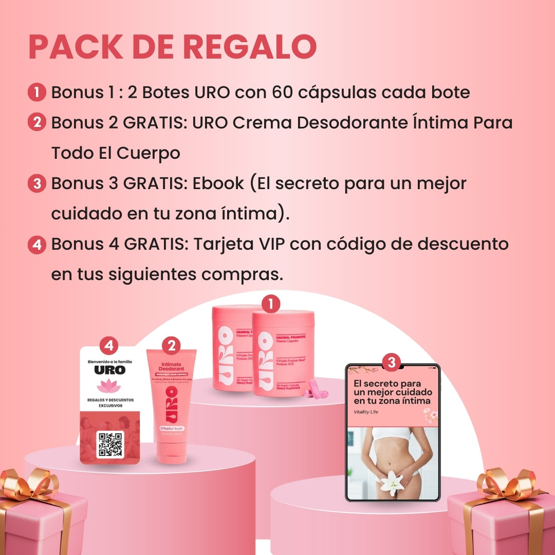 URO Probiotic 60 cápsulas - El Impacto Real de las infecciones en la Vida de las Mujeres