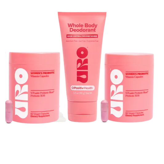2 BOTES URO 120 CAPSULAS + 1 CREMA DESODORANTE INTIMA