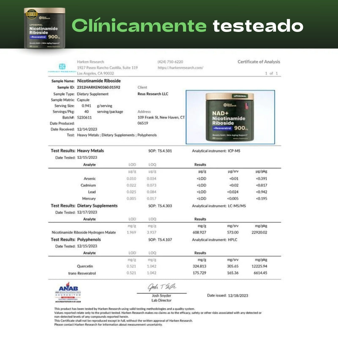 Recupera tu vitalidad y potencia tu rendimiento con NAD+