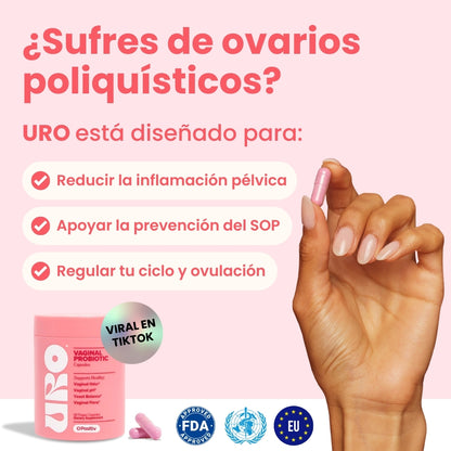Previene infecciones íntimas, alivia el SOP y equilibra tu bienestar en la menopausia con URO