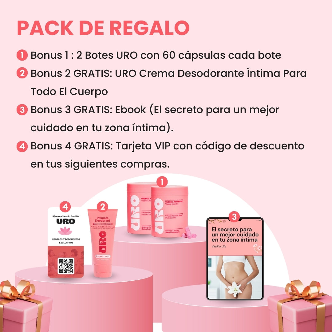 Previene infecciones íntimas, alivia el SOP y equilibra tu bienestar en la menopausia con URO