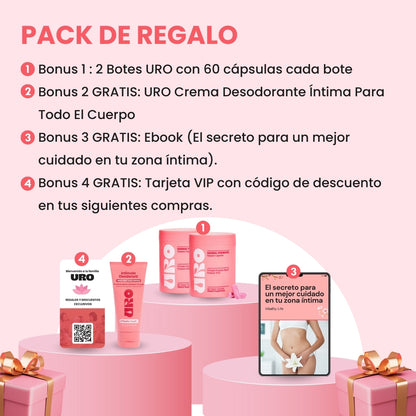 Previene infecciones íntimas, alivia el SOP y equilibra tu bienestar en la menopausia con URO