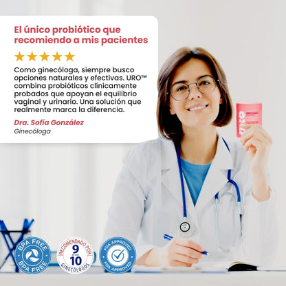URO Probiotic 60 cápsulas - El Impacto Real de las infecciones en la Vida de las Mujeres