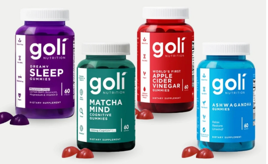 Pack 4 Goli Ashwagandha, Apple Cider, Matcha Mind, Sleep Melatonine